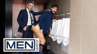 MEN - Samuel Hodecker Gets Fucked By Apolo Adrii In The Bathroom And Gets Covered In Cum