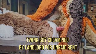 Twink Boy Gets Fucked By Landlord For Unpaid Rent