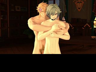 Varka x Lohen - Genshin Impact Yaoi R34 Animation