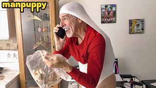 ManPuppy: Richard Lennox Tests Wrong Color Underwear With Atomic Wedgies
